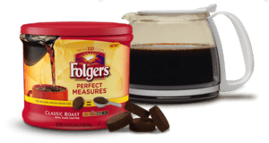 Folgers coffee container